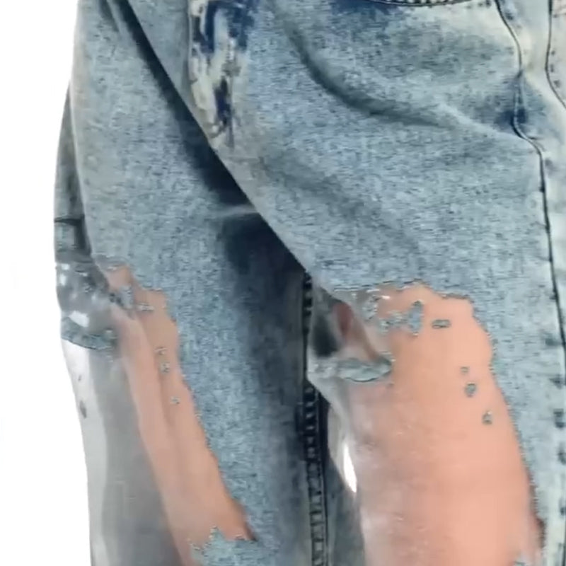 Inka | Vintage Strick-Patchwork Jeans