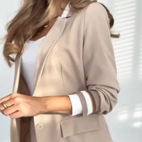 Paulie | Set aus Blazer und fließender Hose mit gestreiften Details