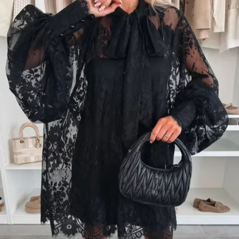 Liz | Spitzen-Minikleid