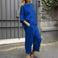 Jaclyn | Lässiges Leinen-Set mit Hemd & Hose