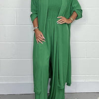 Kiera | Modisches Set mit rückenfreier Schnürung und weitem Schnitt