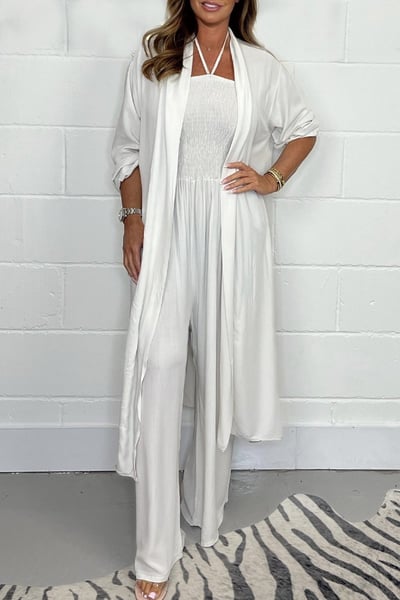 Kiera | Modisches Set mit rückenfreier Schnürung und weitem Schnitt