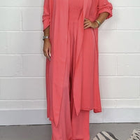 Kiera | Modisches Set mit rückenfreier Schnürung und weitem Schnitt