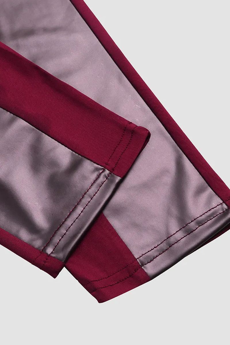 Riell | Getäfelte Kunstleder-Leggings