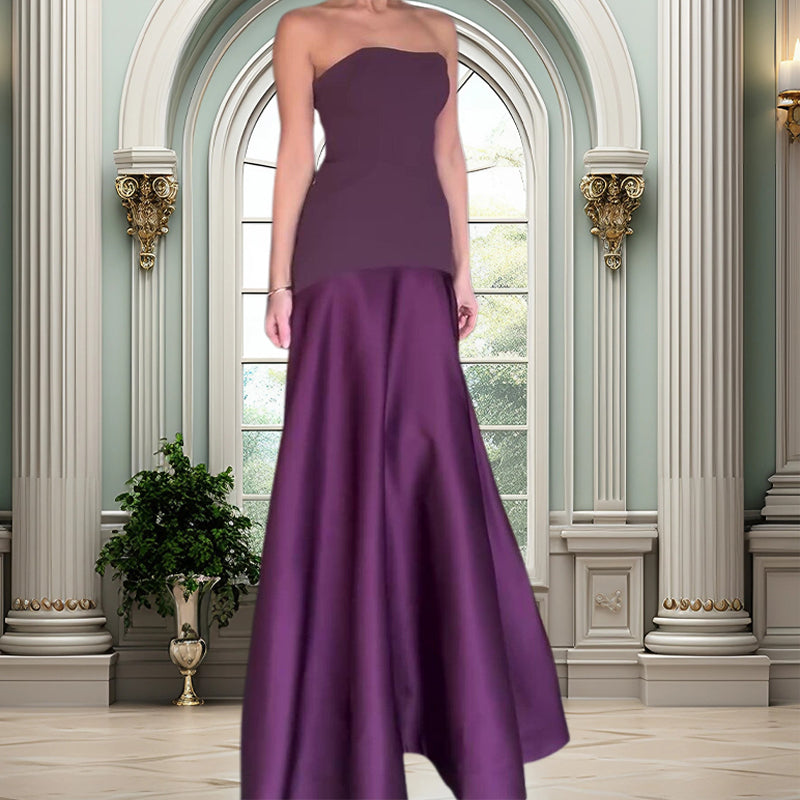 Luna | Feminines Off-Shoulder-Kleid mit fließendem Schnitt