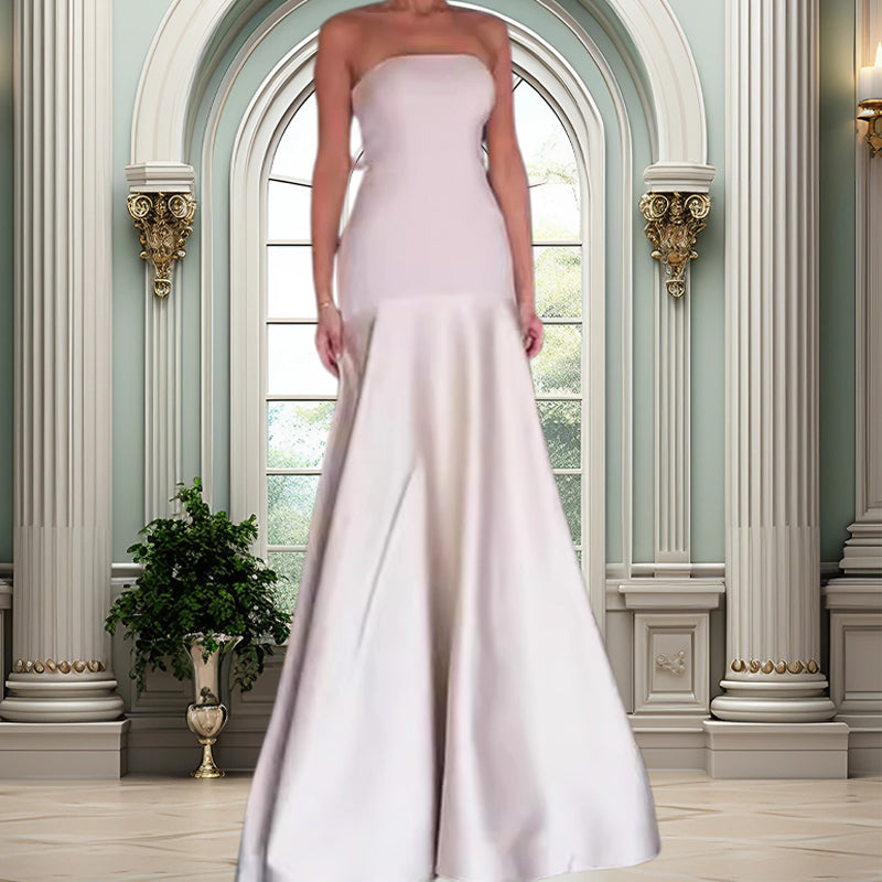 Luna | Feminines Off-Shoulder-Kleid mit fließendem Schnitt