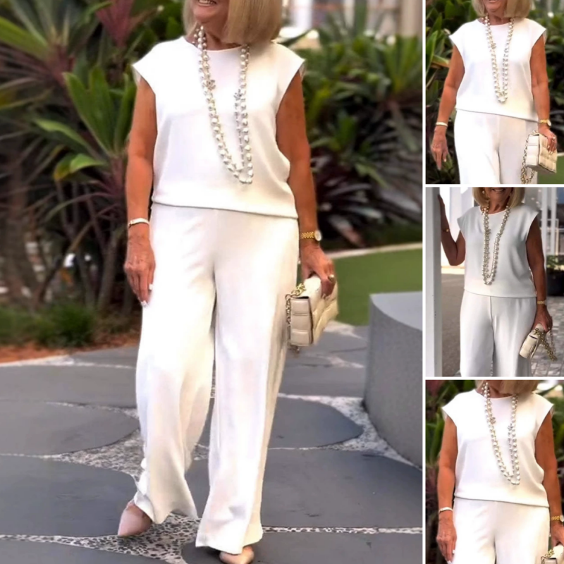 Vali | Zweiteiliges Leinen-Baumwollkleid für Frauen