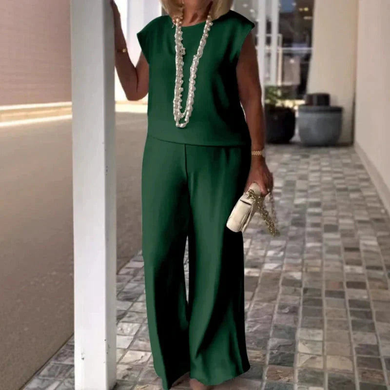 Vali | Zweiteiliges Leinen-Baumwollkleid für Frauen