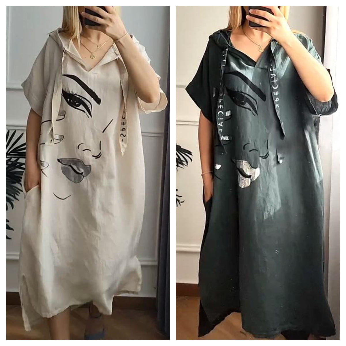 Auren | Kleid mit Sommer- und Frühlingsdruck