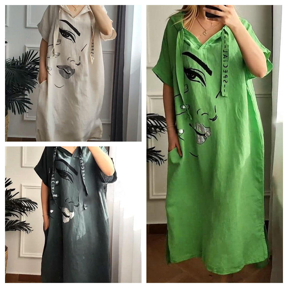 Auren | Kleid mit Sommer- und Frühlingsdruck