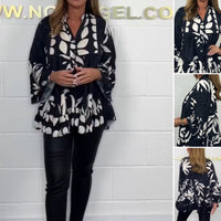 Eugenia | Lässiges Top mit V-Ausschnitt und Rüschen-Detail