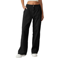 Jeana | Hochtaillierte, lockere Jeans mit Reißverschluss