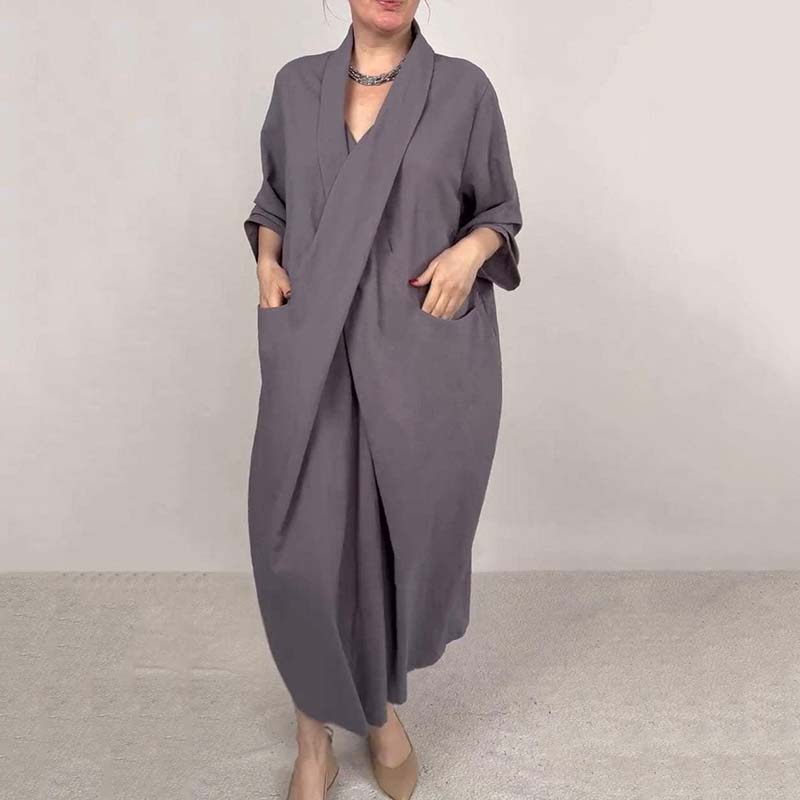 Adel | Lockeres Kreuzkleid