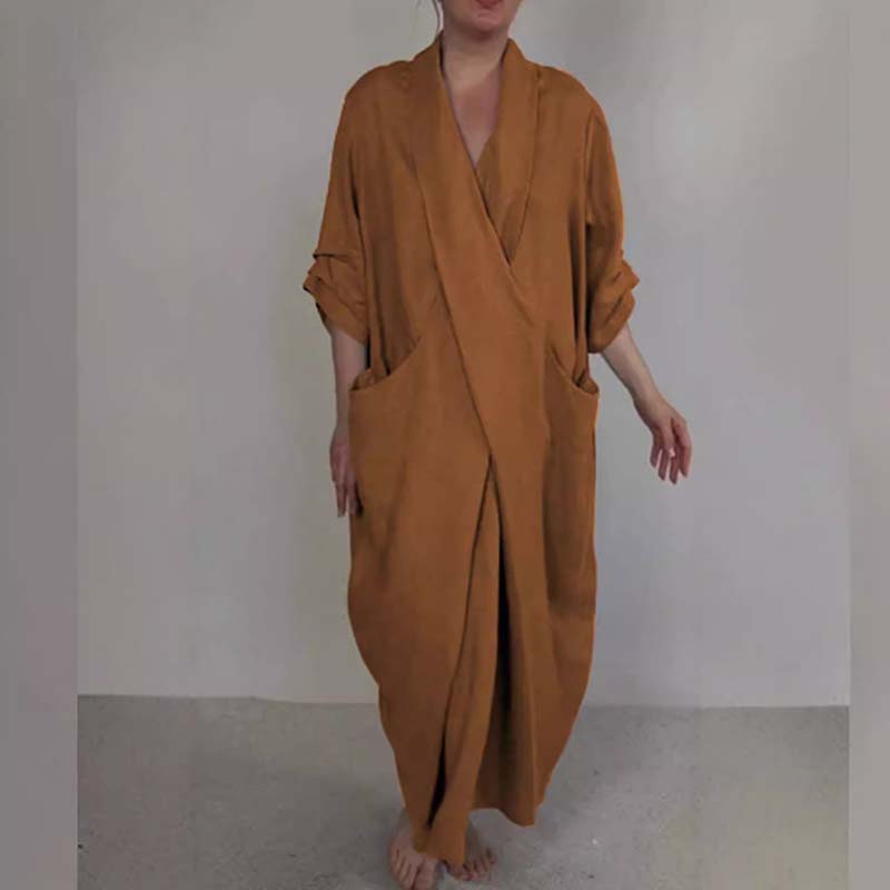 Adel | Lockeres Kreuzkleid