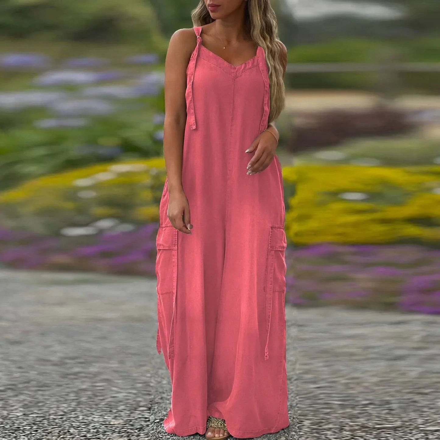 Lucah | Modischer Jumpsuit mit weitem Bein und komfortablen Taschen