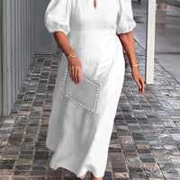 Millie | elegantes Maxikleid, schmeichelnde Passform.