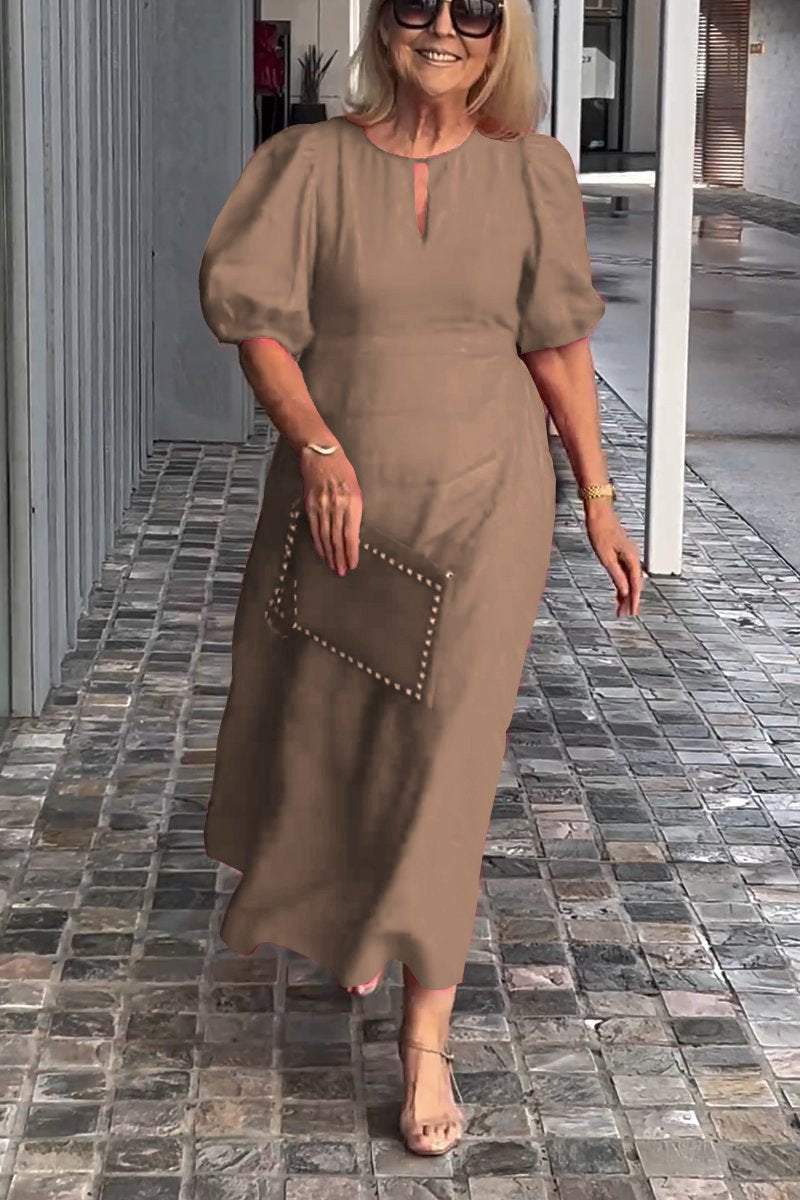 Millie | elegantes Maxikleid, schmeichelnde Passform.