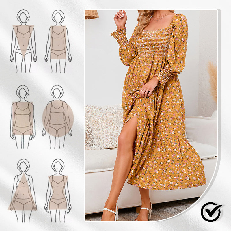 Nica | Damenkleid im eleganten floralen Muster