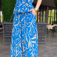 Romina™ | 2-teiliges Set mit bedrucktem Hemd und weiter Hose