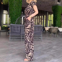 Romina™ | 2-teiliges Set mit bedrucktem Hemd und weiter Hose