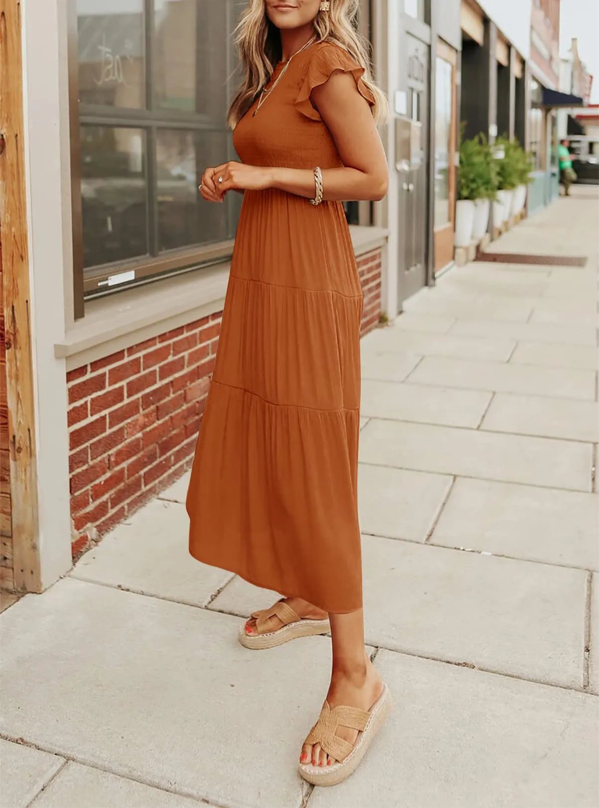 Cecelia | Stilvolles, kurzes Midikleid für Damen