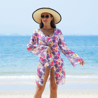 Julia | Modischer 3-teiliger Bikini-Badeanzug mit buntem Muster