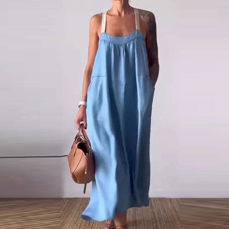 Myla | Stilvolles Trägerkleid mit lockerer Passform für Damen