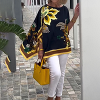 Divia | Buntes Kaftan-Top mit abstraktem Muster