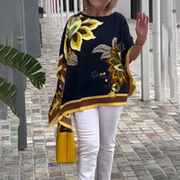 Divia | Buntes Kaftan-Top mit abstraktem Muster