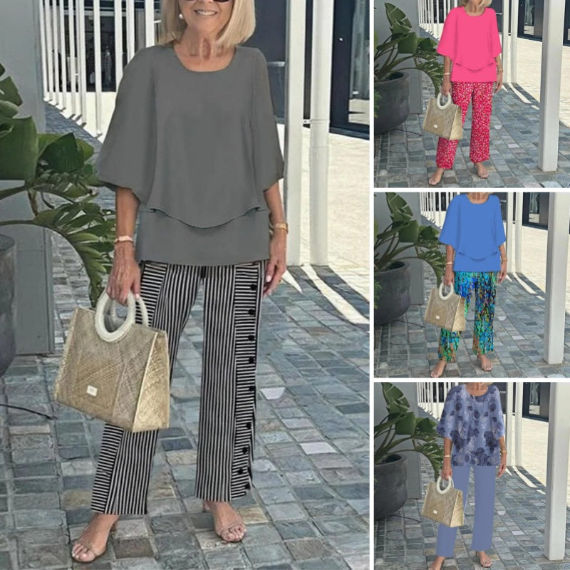 Deija | Relaxed Fit Tunika-Oberteil mit Hose