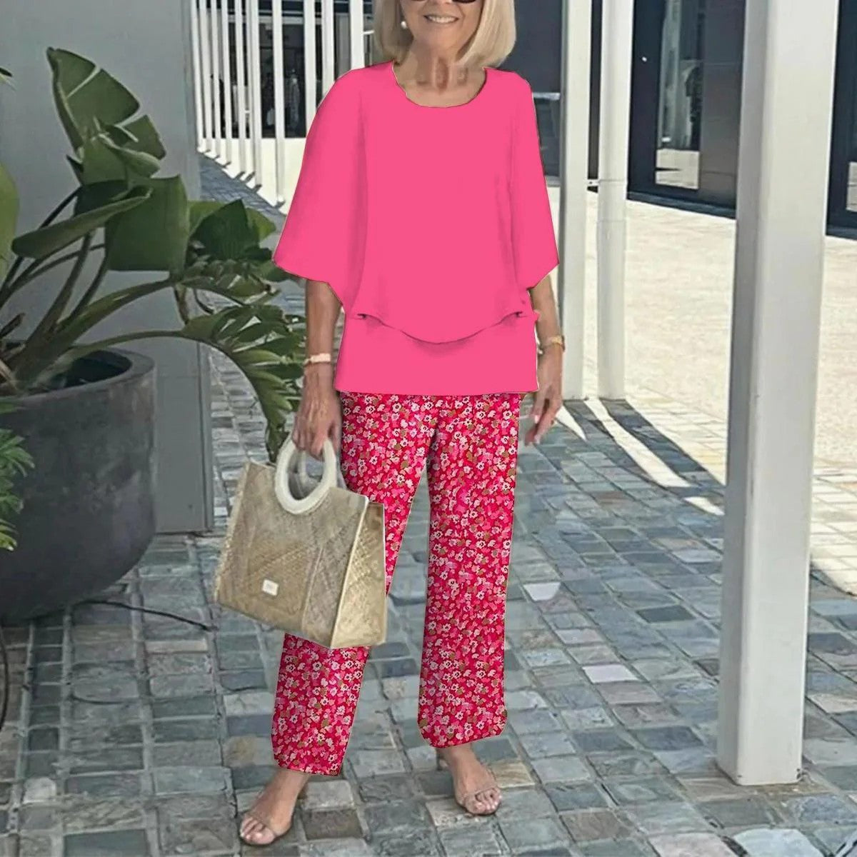 Deija | Relaxed Fit Tunika-Oberteil mit Hose