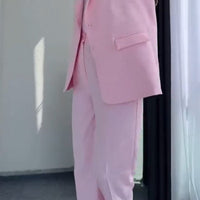 Olivia | elegantes Set mit ärmellosem Blazer und High-Waist-Hose