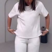 Dena | Zweiteiliges Set mit Kurzarm-Top und Hose