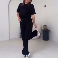 Dena | Zweiteiliges Set mit Kurzarm-Top und Hose