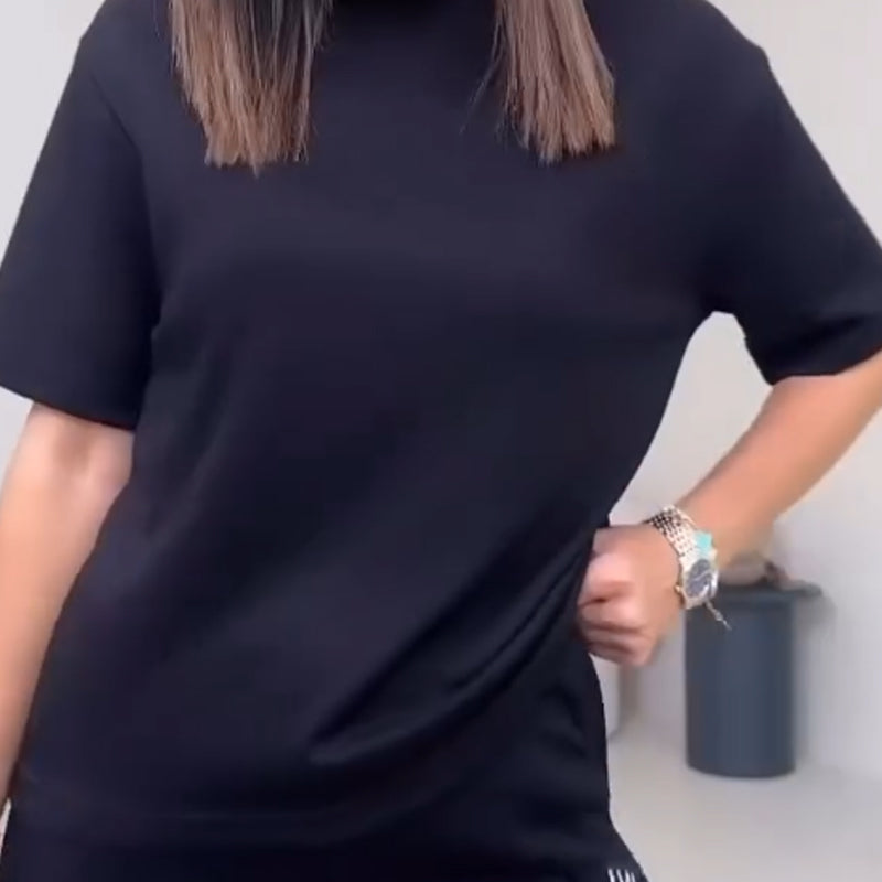 Dena | Zweiteiliges Set mit Kurzarm-Top und Hose