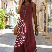 Darcy | modisches ärmelloses Kleid in Midi-Länge