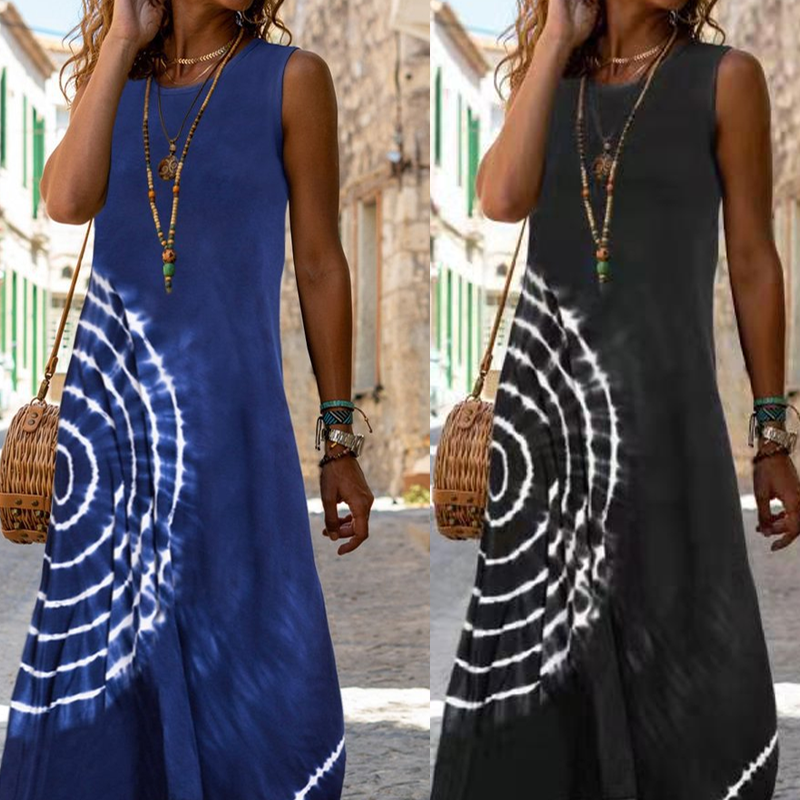 Darcy | modisches ärmelloses Kleid in Midi-Länge