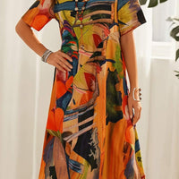 Chloe | tropisches Kleid in leuchtenden Farben für den Sommer