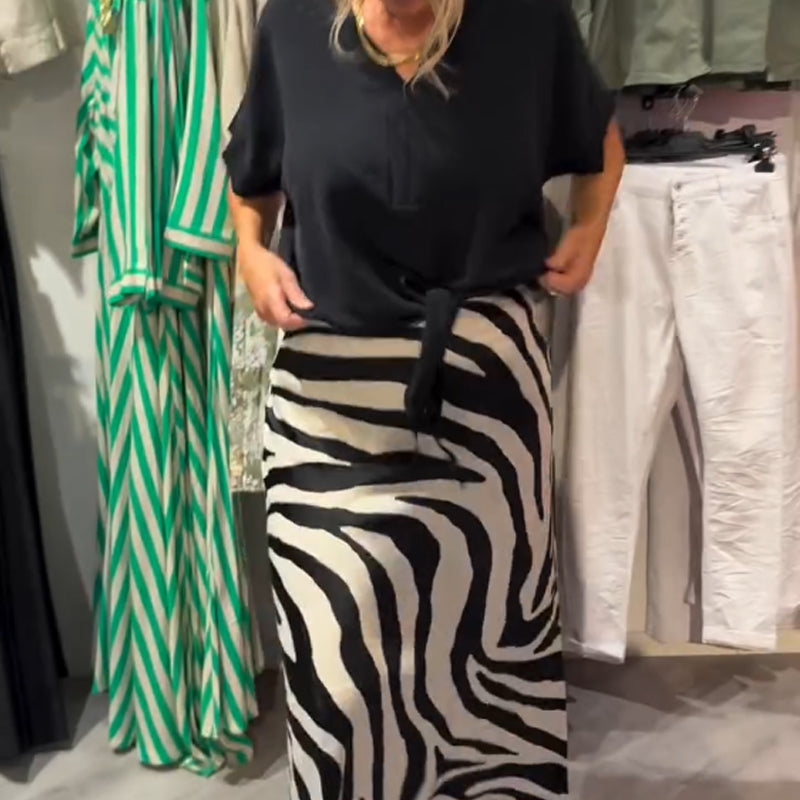 Molly | modisches Set mit Oberteil und Midirock für Damen