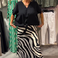 Molly | modisches Set mit Oberteil und Midirock für Damen