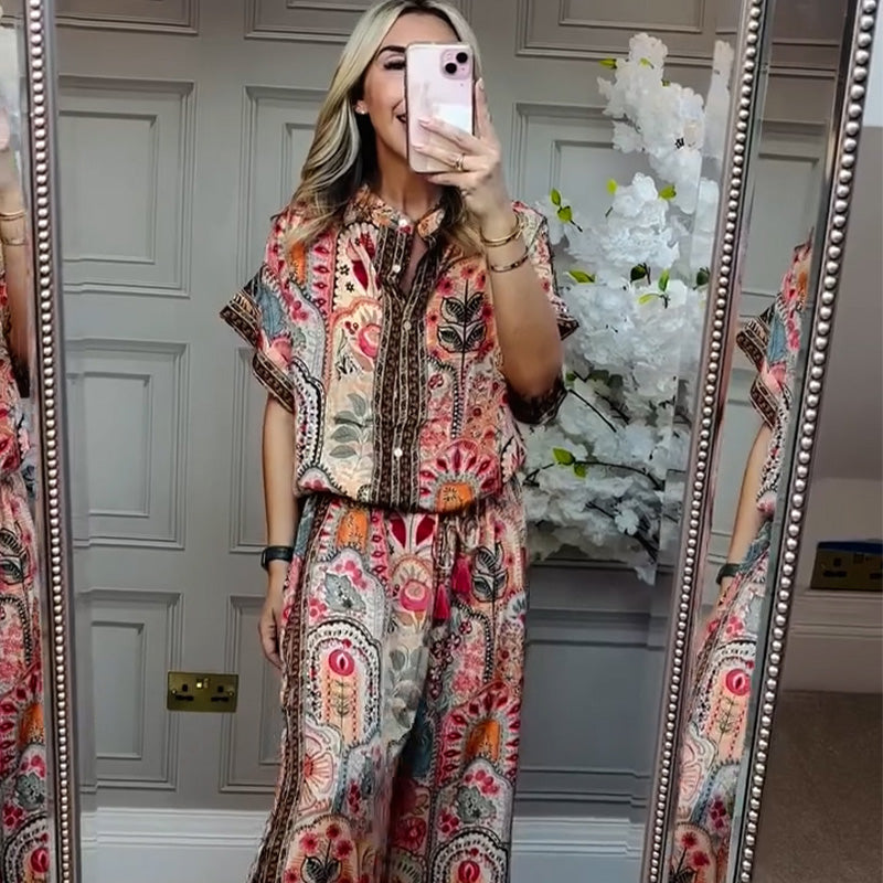 Raelynn | stilvolles zweiteiliges Set mit Top und Hose