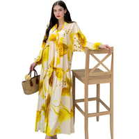 Paloma | romantisches Maxikleid mit zartem Blumenmuster für Damen