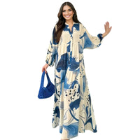 Paloma | romantisches Maxikleid mit zartem Blumenmuster für Damen