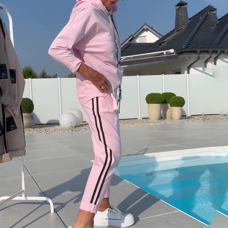 Zora | bequemes 2-teiliges Freizeit-Set für Damen mit Hoodie und Jogginghose