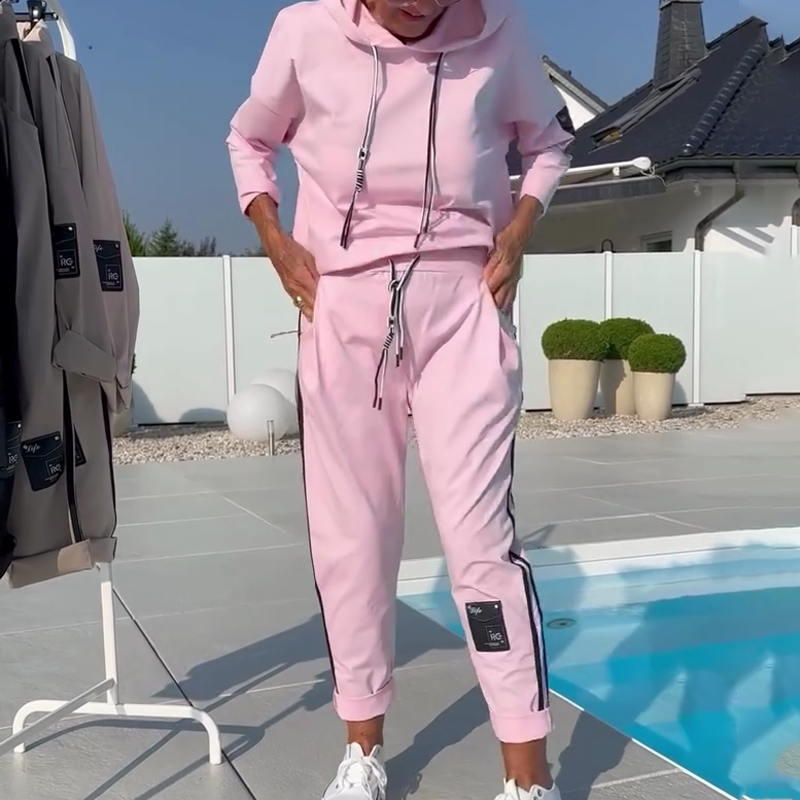 Zora | bequemes 2-teiliges Freizeit-Set für Damen mit Hoodie und Jogginghose