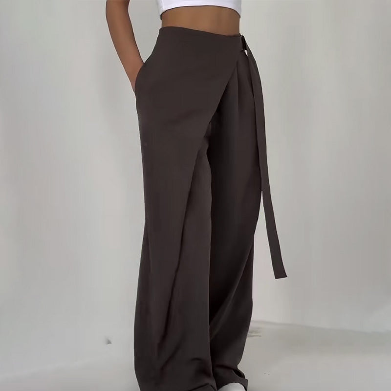 Lillian™ | Stylische Hose mit modernem asymmetrischem Bund