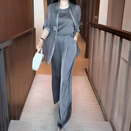 Genevieve™ | Zeitloses Damen-Set mit drei kombinierten Teilen