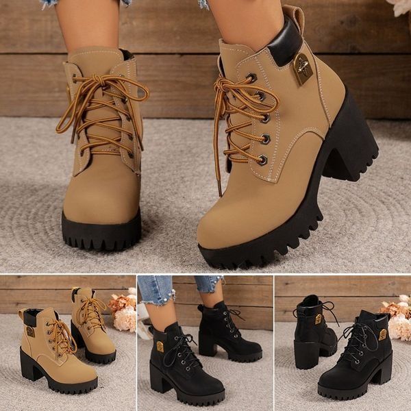 Dharlyn | Retro-Damen-Stiefeletten