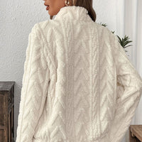 Arva | Sweatshirt mit halbem Reißverschluss