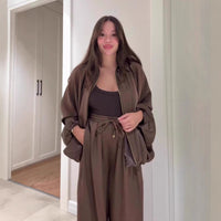 Haine | Übergroßes Set aus Jacke und Hose